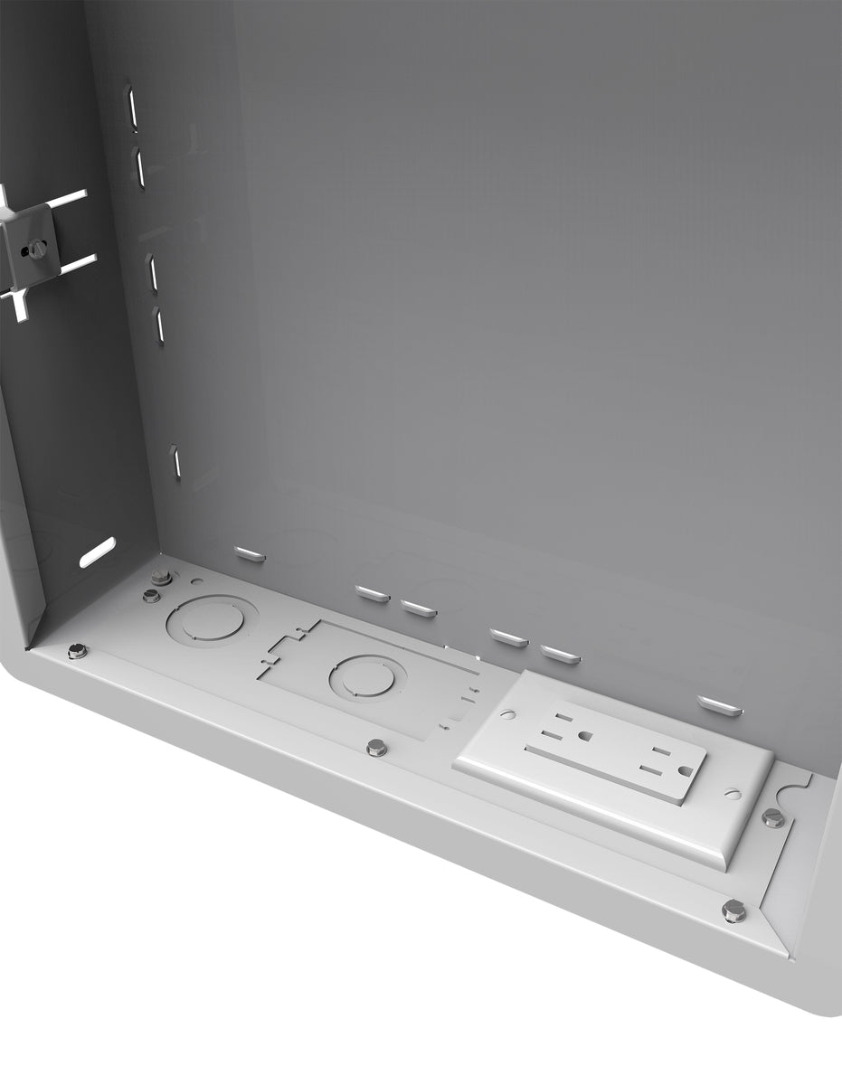 14x14 In-Wall Box for Recessed Power and AV Components with optional –  Peerless-AV