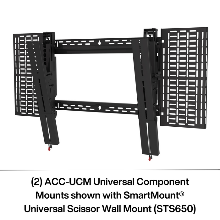 Universal AV Component Mount for Storing Media Players & other AV Components