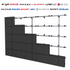 SEAMLESS Kitted Series Universal dvLED Mounting System for Latching Displays