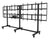 SmartMount Portable Video Wall Cart 4x2 Configuration 