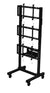 SmartMount Portable Video Wall Cart 1x3 46" to 60" Displays