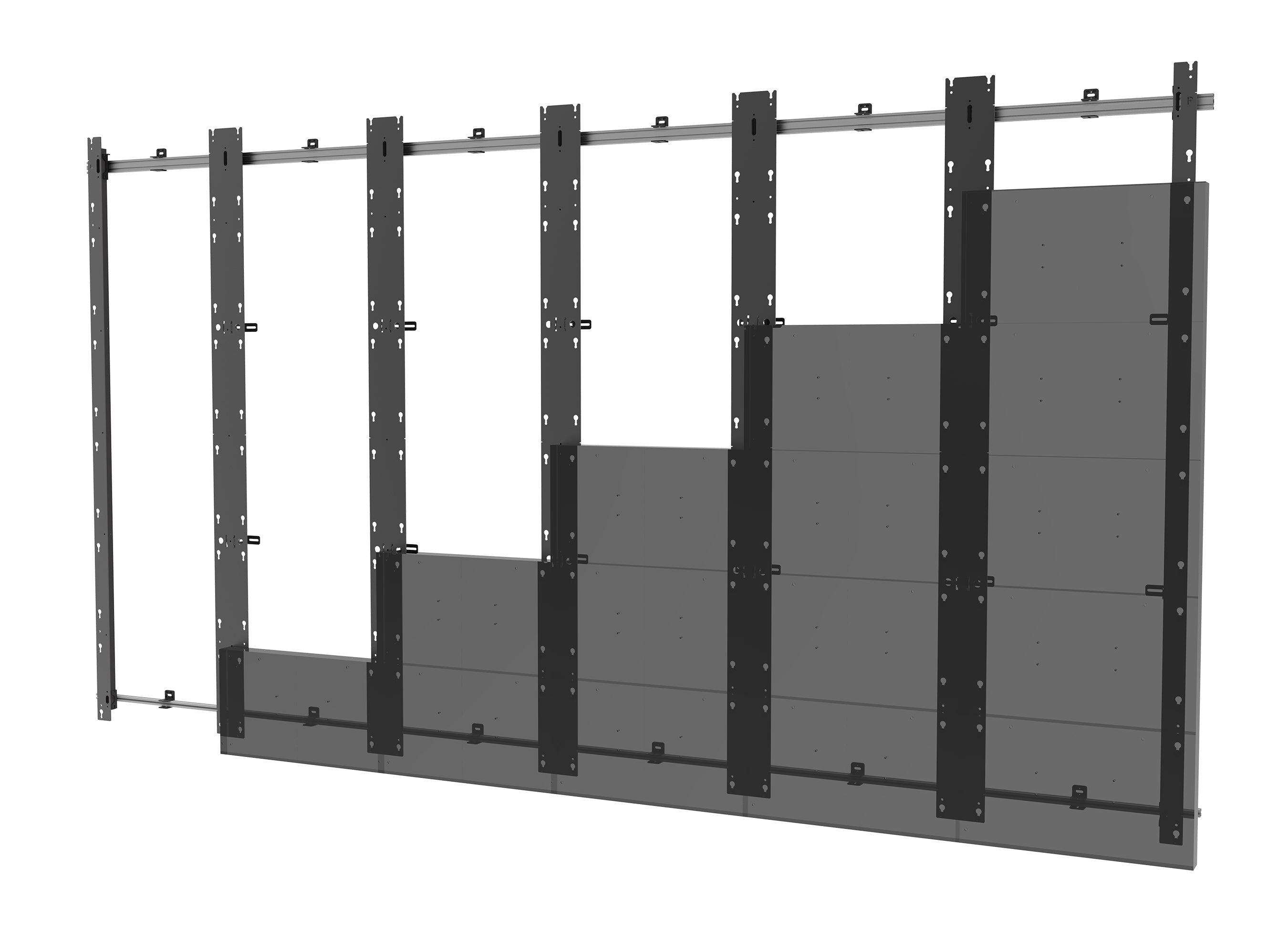 6x6 Anodized Black Aluminum Frame