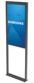 Floor Window Display Mount Samsung OM46N-D Double-Sided Display