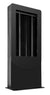 KIPC25 Single Sided Black Portrait Kiosk