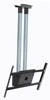 Black Grey Modular Dual Pole Ceiling Mount Kit 46" to 90" 