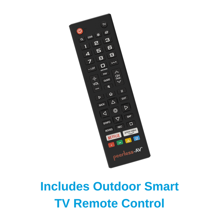 Neptune Partial Sun Outdoor Smart TV Smart Remote