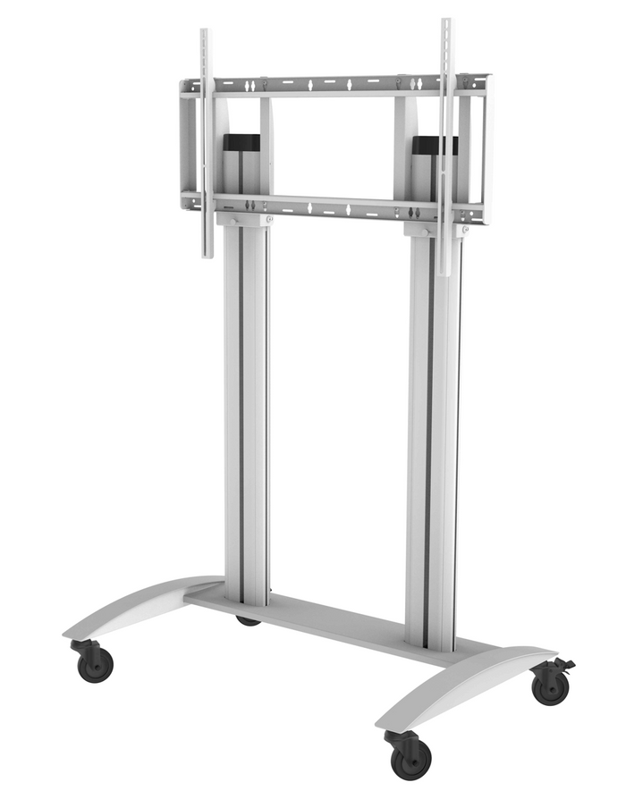 Silver SmartMount Flat Panel Cart 55" to 98"