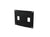 Flat Panel and CRT Mount External Wall Plate Two Wood or Metal Studs