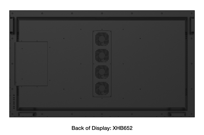 Back view of Xtreme High Bright Outdoor Displays XHB652